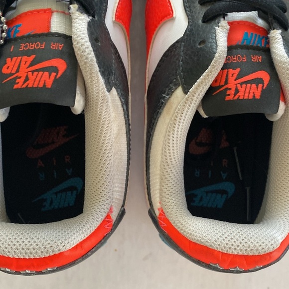 Nike AF1 Shadow Stars DD9794-001 Women’s Black/Bright Crimson Sneakers Size 8 - Picture 9 of 12